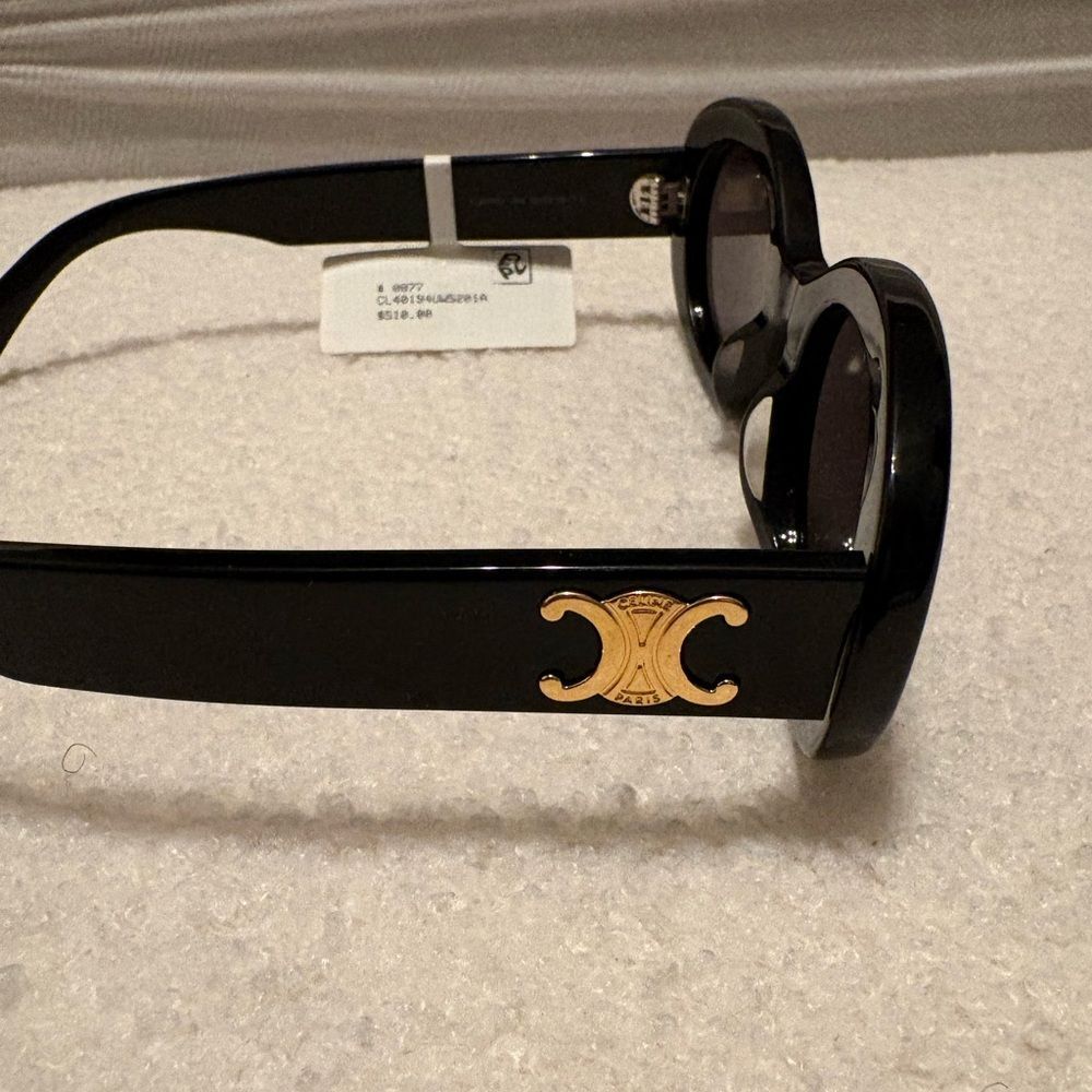 Celine Triomphe 52MM Oval Sunglasses NWT - Picture 12 of 12